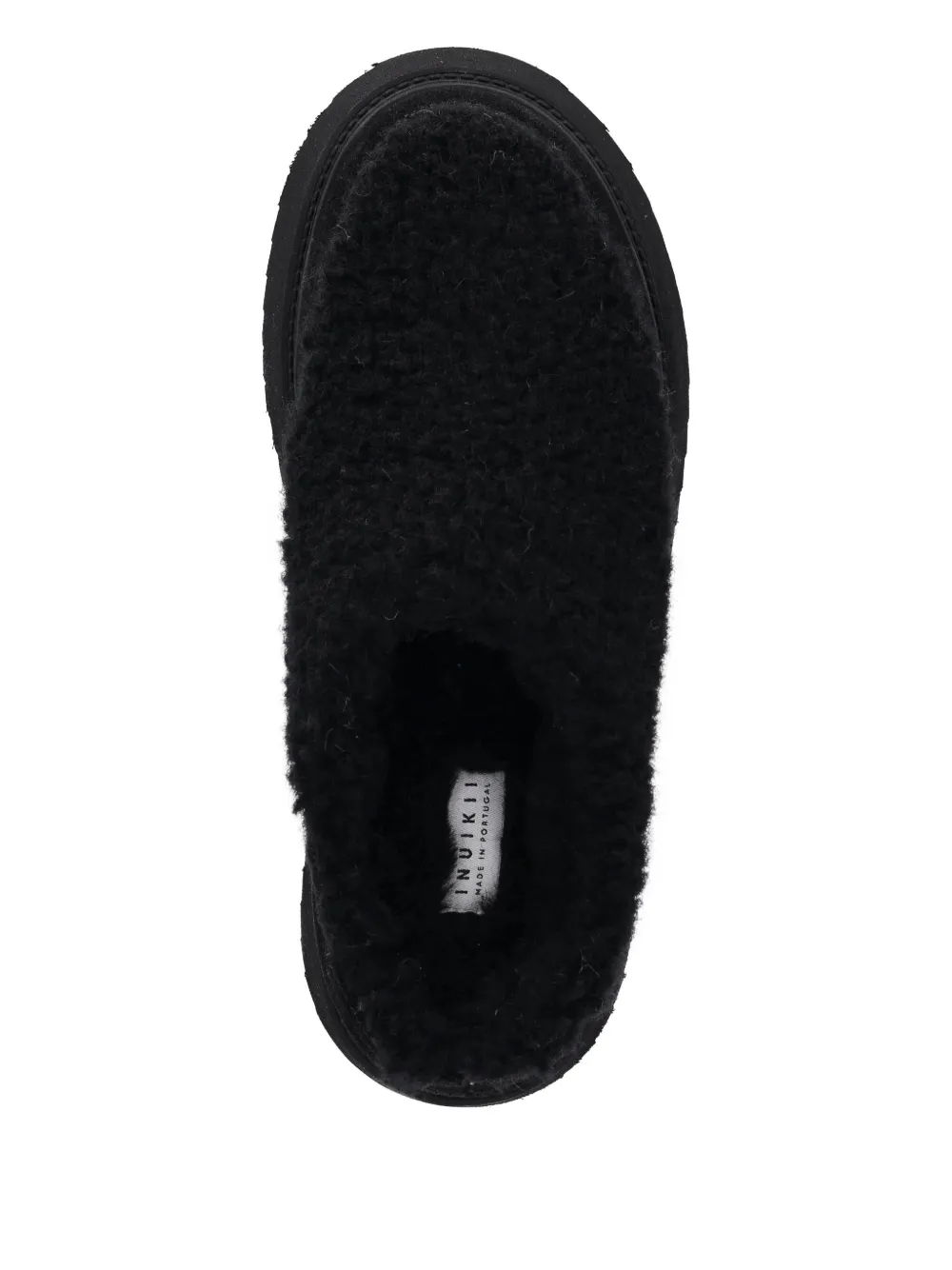 Inuikii Curly Micro Slippers In Black