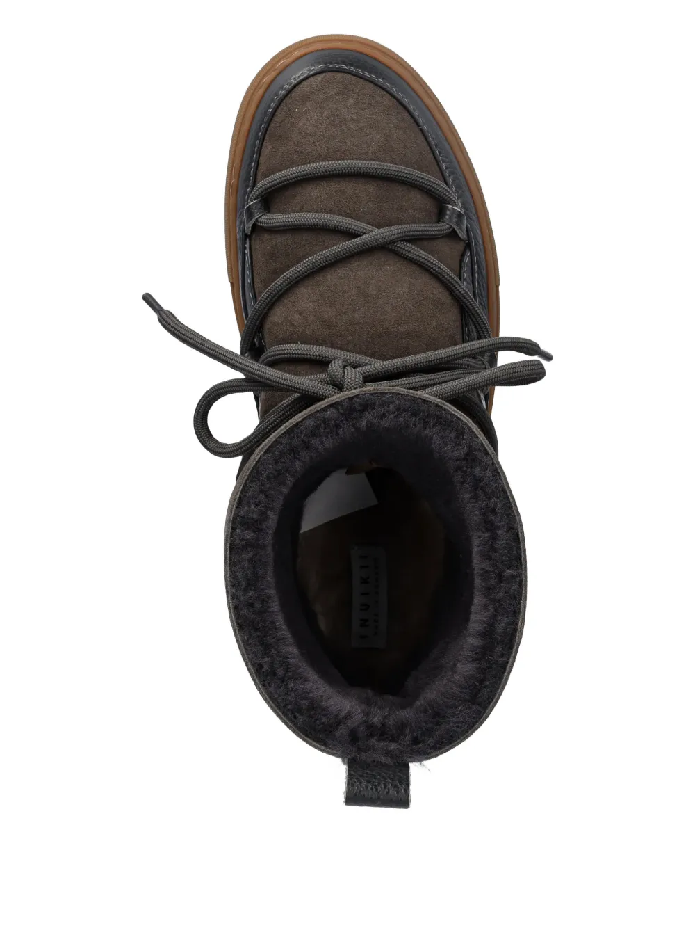 Inuikii Classic Logo-embroidered Boots In Green