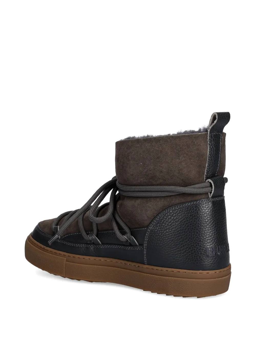 Inuikii Classic Logo-embroidered Boots In Green