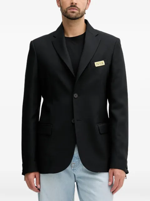 Versace Jeans Couture blazer med knaplukning og lynlåsopslag