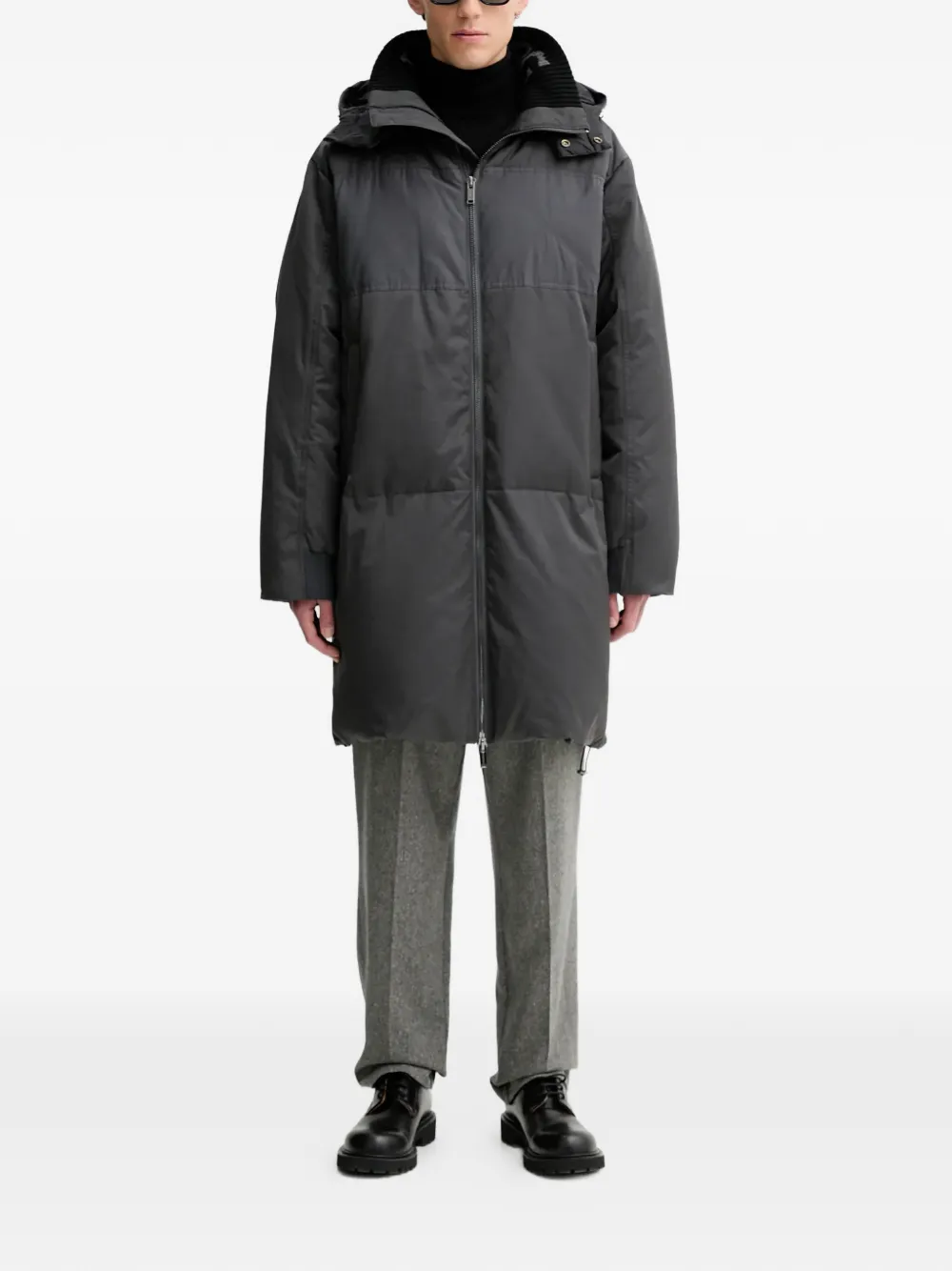 Iceberg hooded zip coat | Single Breasted Coats | Image 2