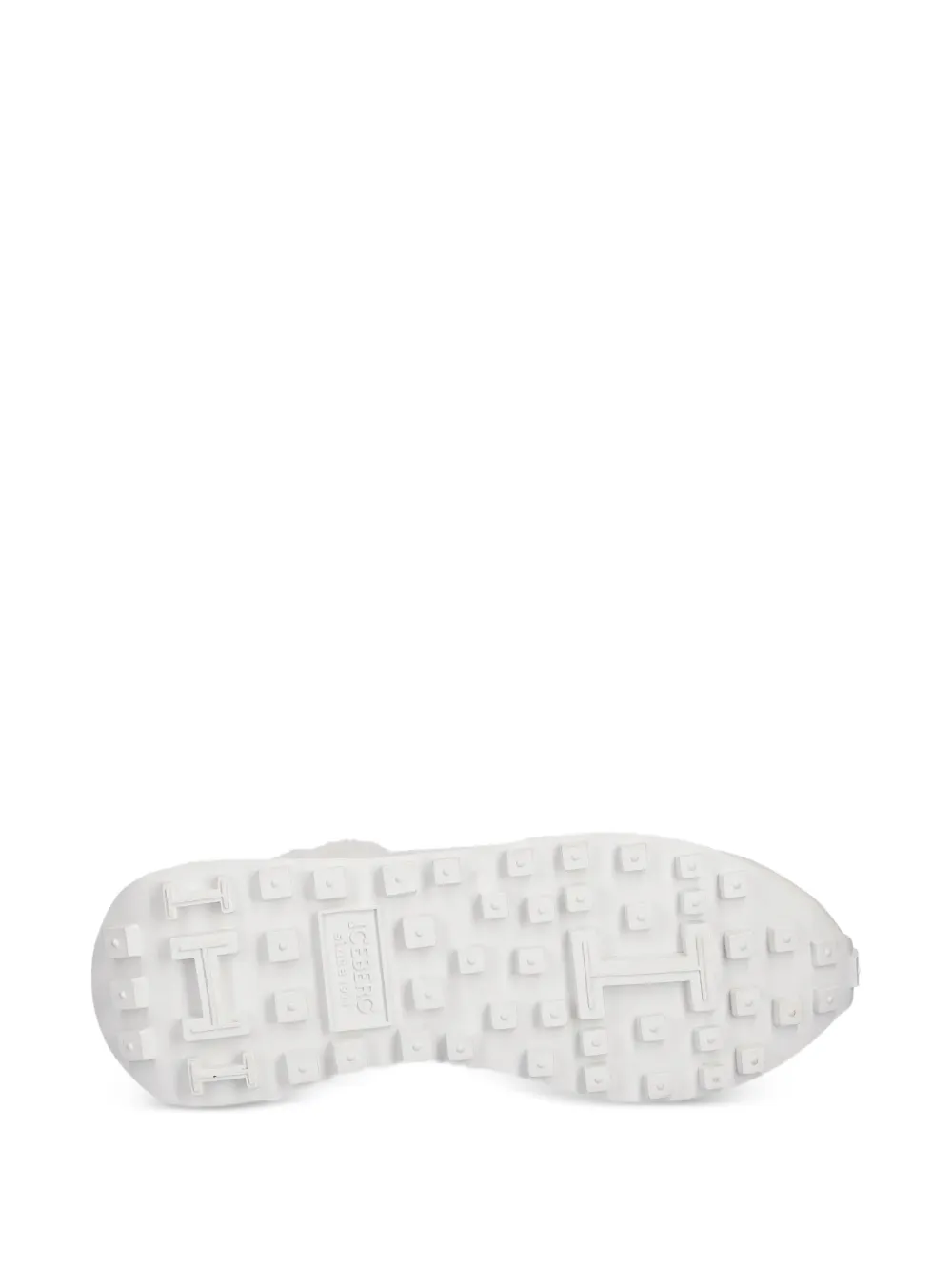 Logo-Plaque Lace-Up Sneakers