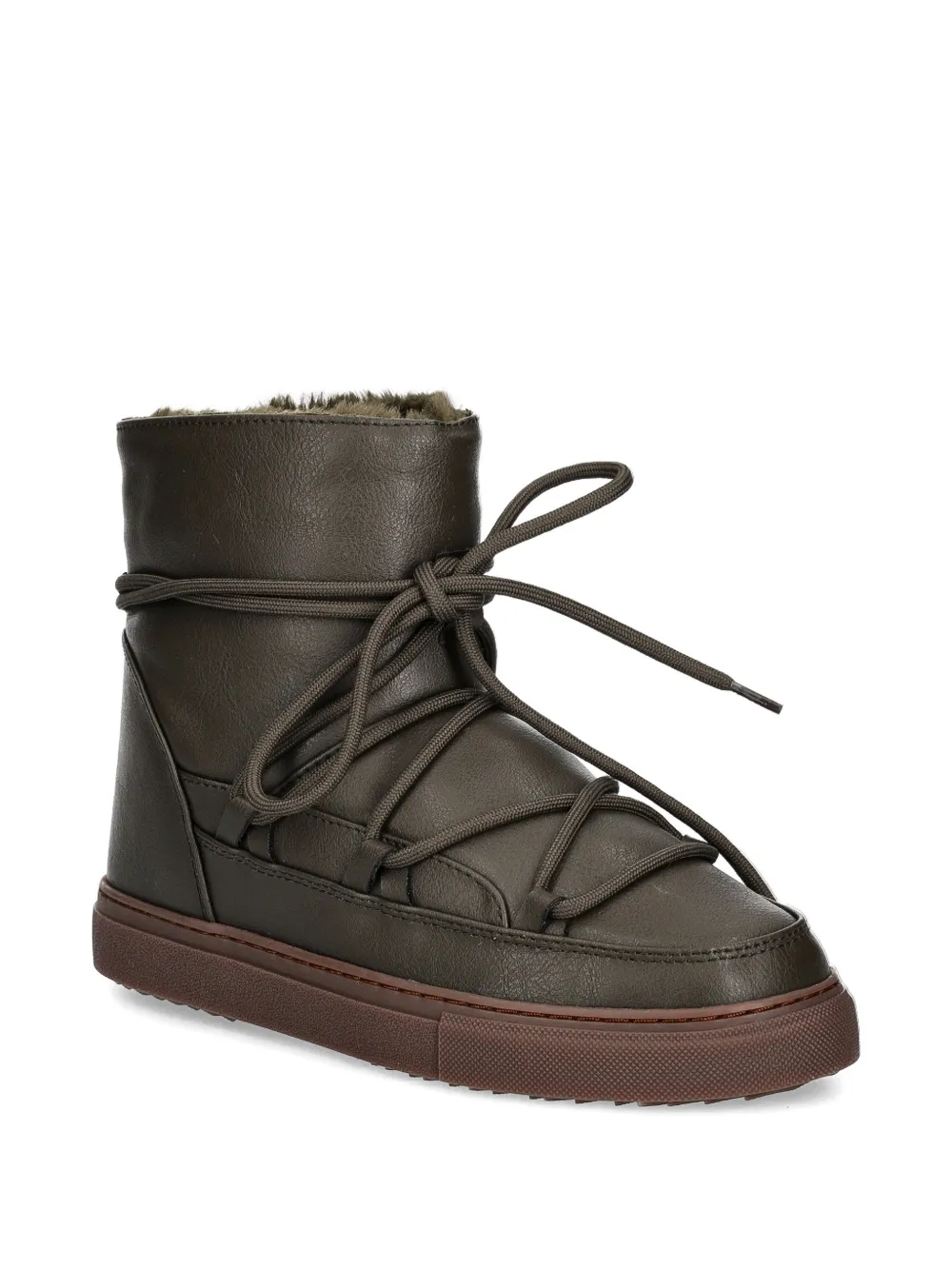 Inuikii Laarzen met geborduurd logo Groen