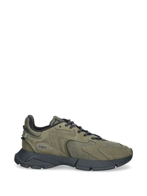 Lacoste panelled logo-patch sneakers