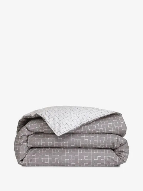 Lacoste funda de edredón con motivo de cuadros
