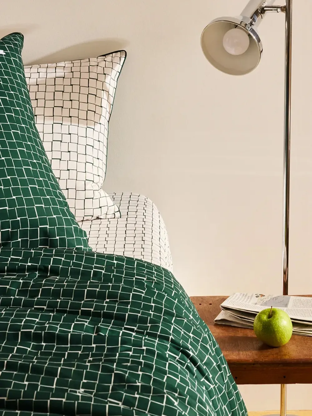 Lacoste woven duvet cover - Groen