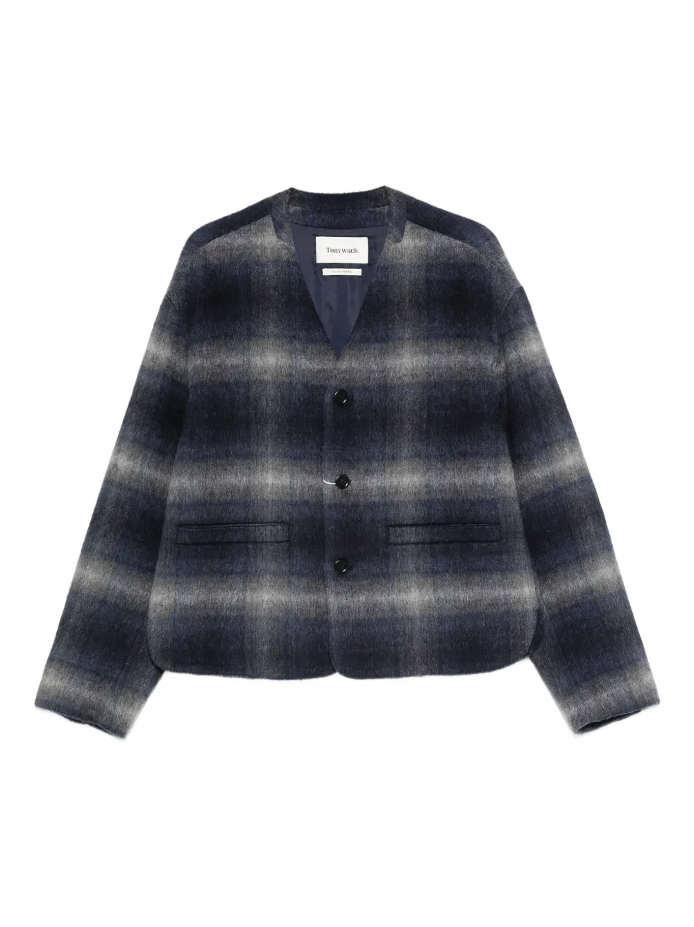 TONYWACK plaid jacket | Blue | Image 1