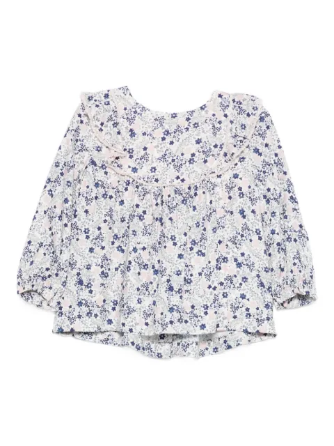 Tartine Et Chocolat floral-print ruffled blouse
