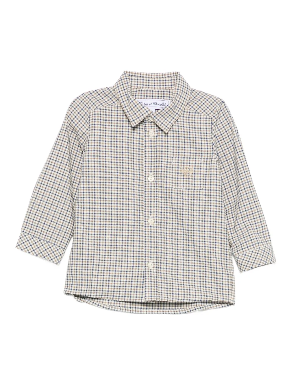 Tartine Et Chocolat camisa con cuadros estampados | neutro | Image 1