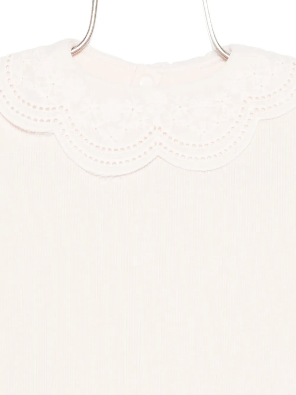 Tartine Et Chocolat Lace-collar Blouse In Neutral