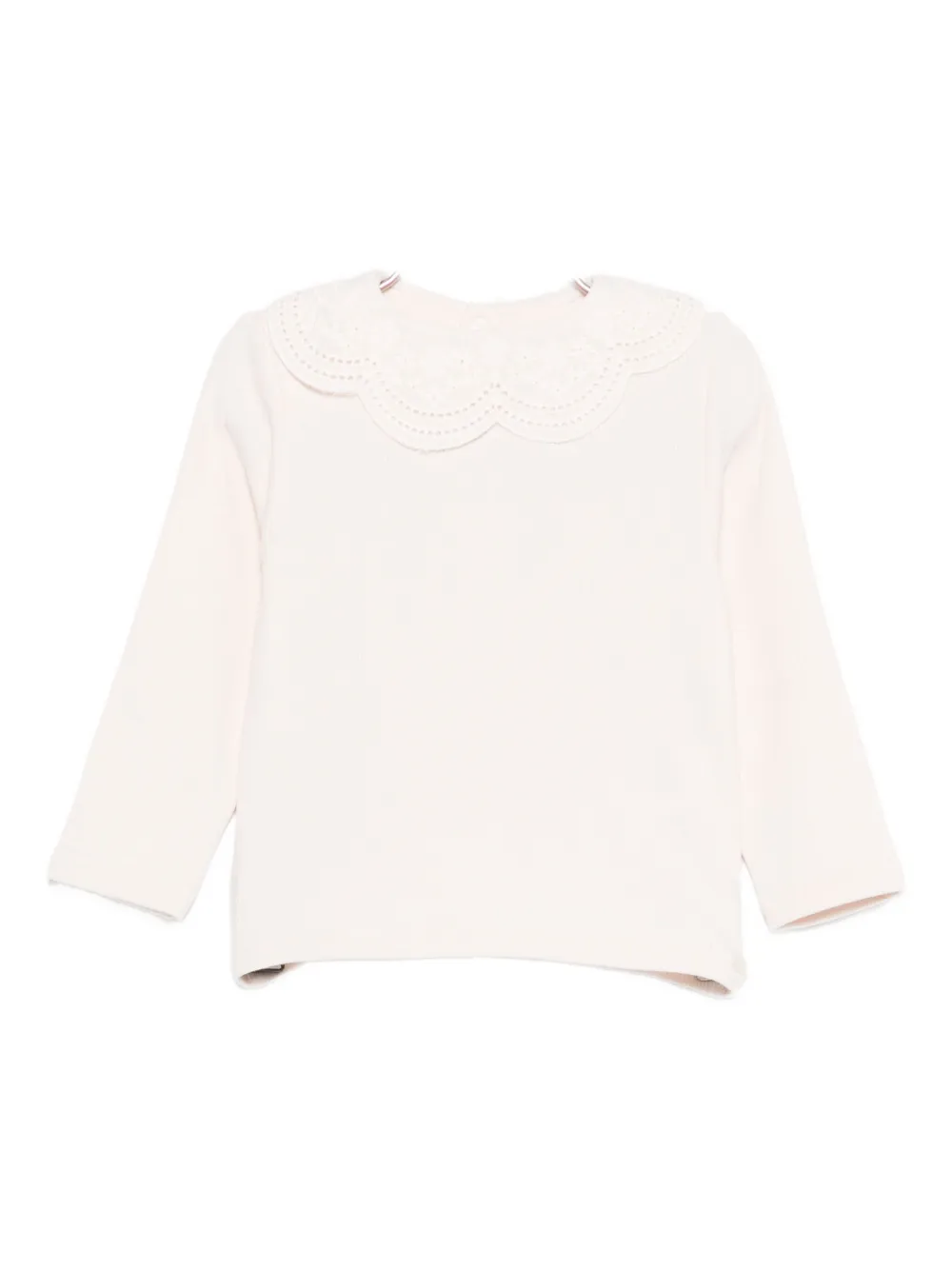 Tartine Et Chocolat Lace-collar Blouse In Neutral