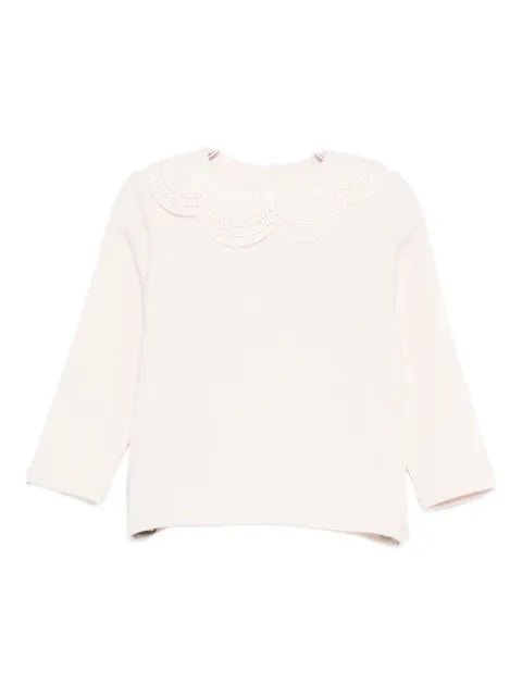 Tartine Et Chocolat lace-collar blouse
