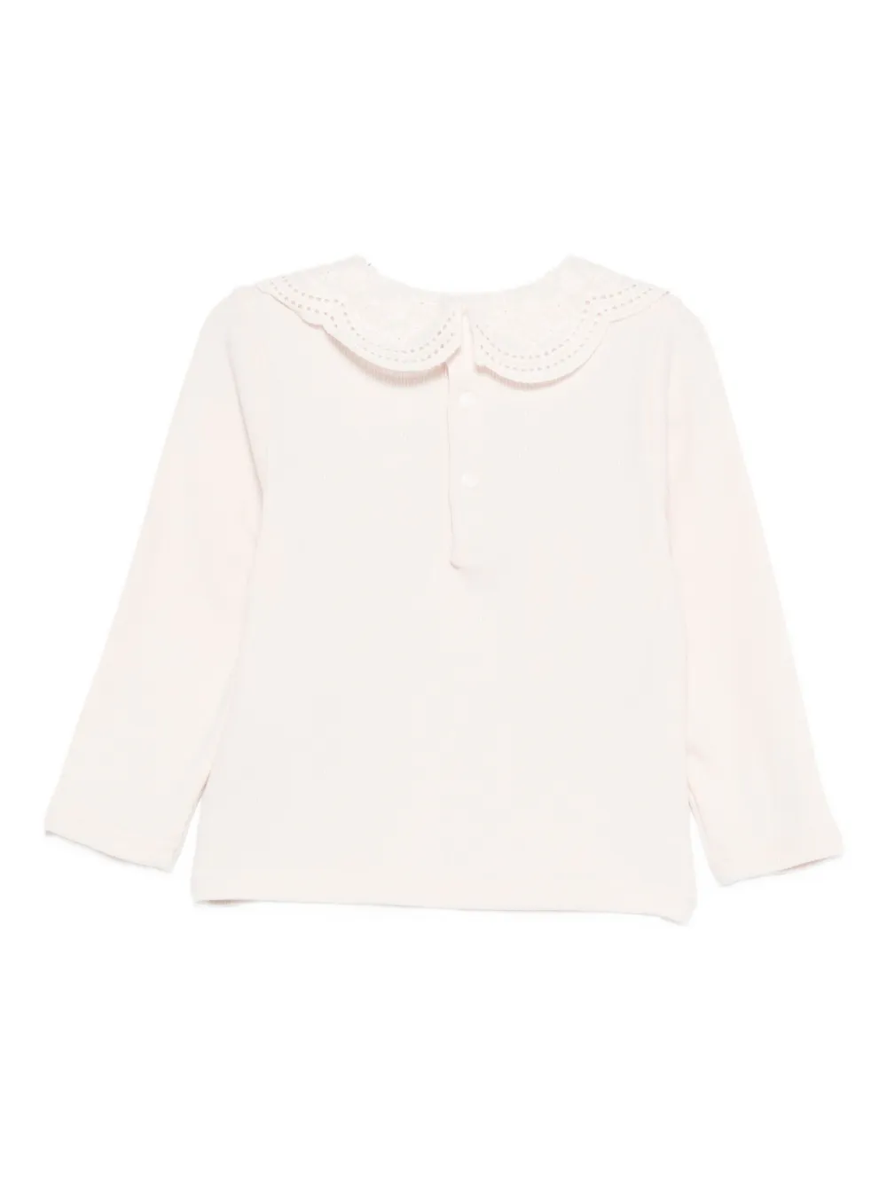 Tartine Et Chocolat lace-collar blouse - Roze