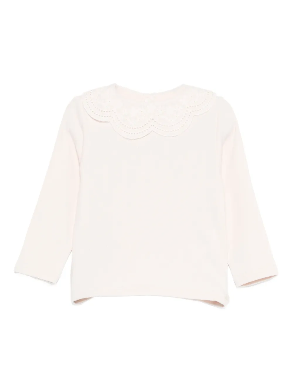 Tartine Et Chocolat blusa con cuello de encaje | rosado | Image 1