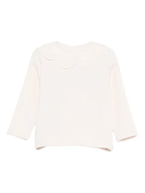 Tartine Et Chocolat lace-collar blouse