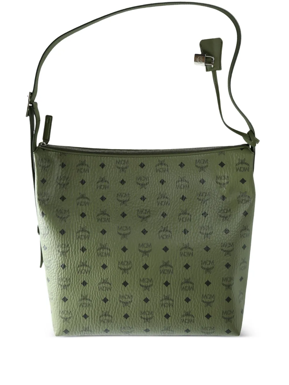 MCM large Aren Hobo shoulder bag | Green | Image 1