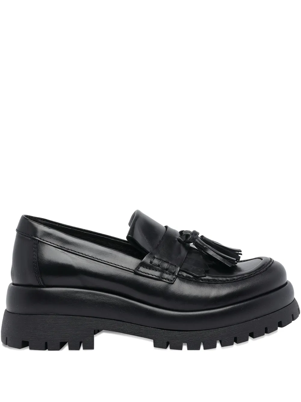 Pawelk's tassel platform loafers | Black | Image 1