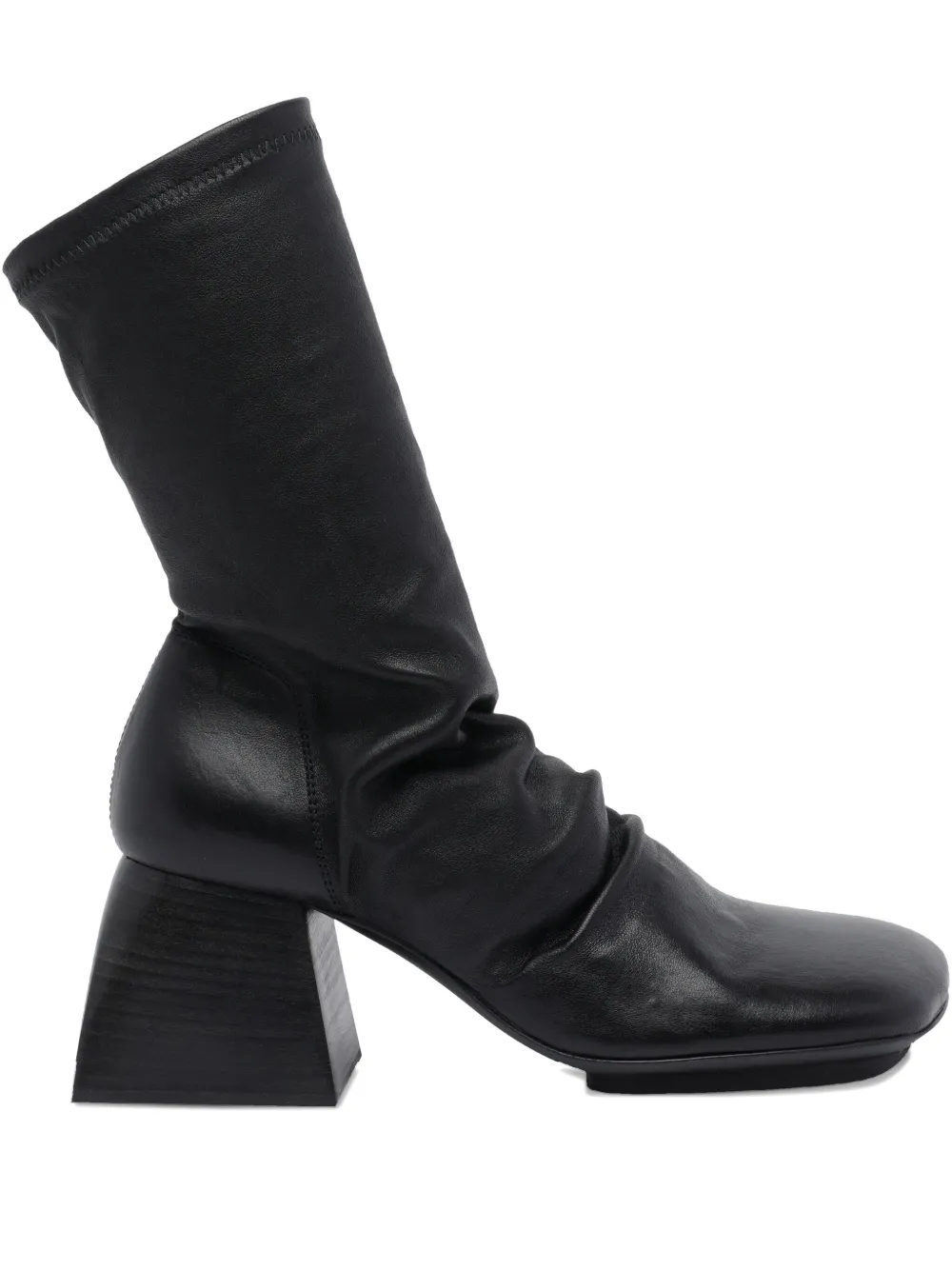 Uma Wang 70mm Square-toe Boots In Black