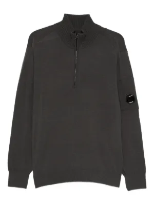 C.P. Company ハーフジップ スウェットシャツ | グレー | FARFETCH JP