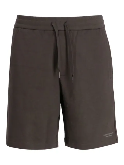 Armani Exchange shorts con cordones en la pretina