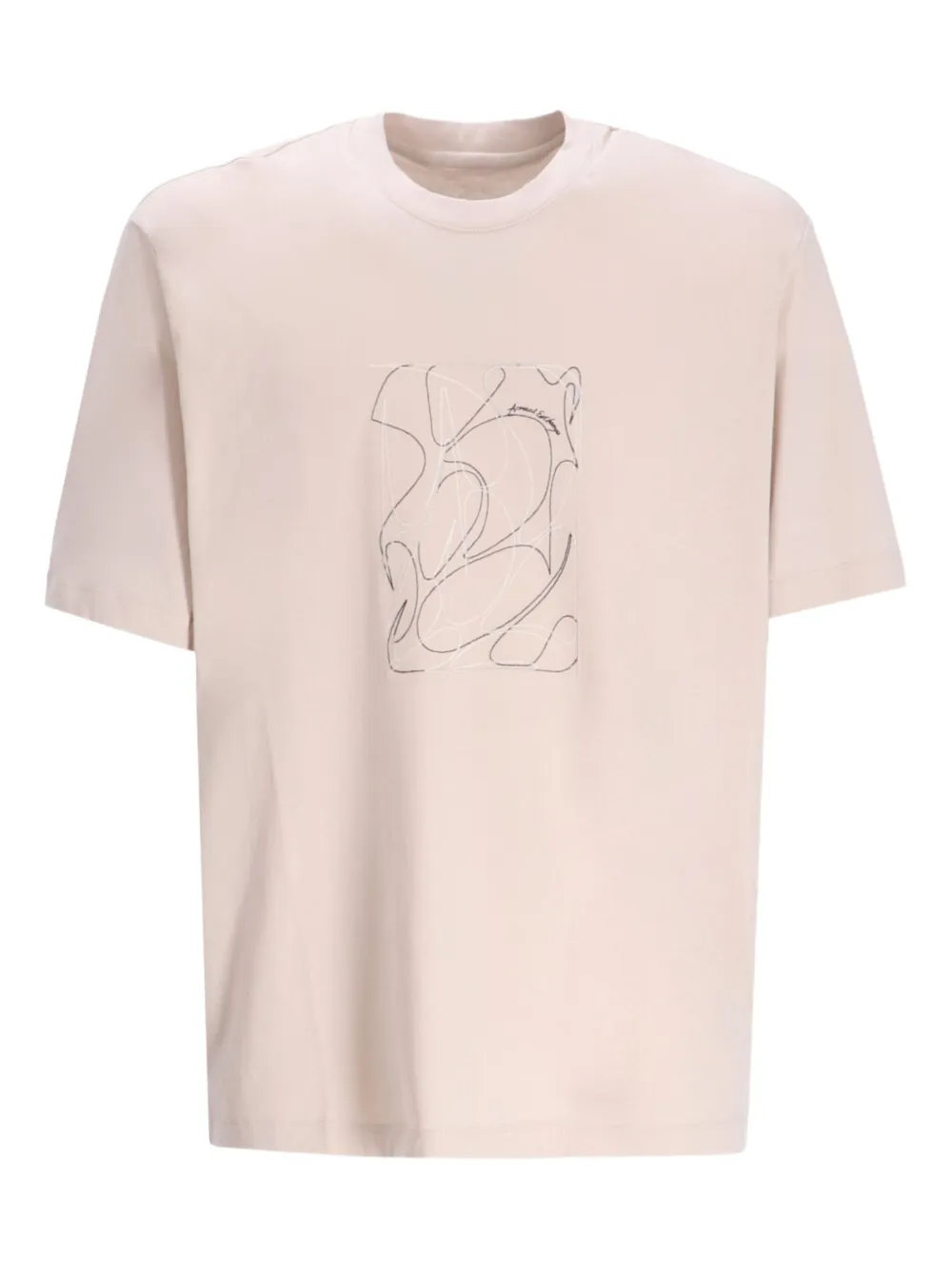 Armani Exchange playera con motivo gráfico | neutro | Image 1