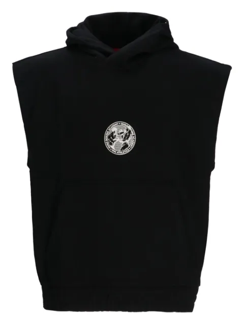 HUGO sleeveless graphic hoodie