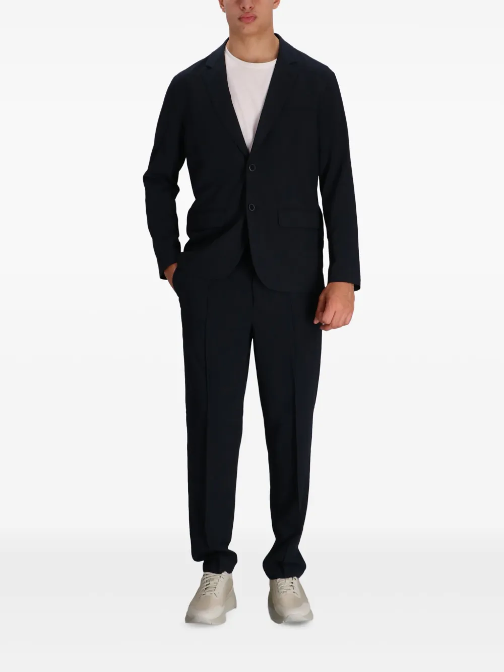 Armani Exchange Broek met knopen - Blauw