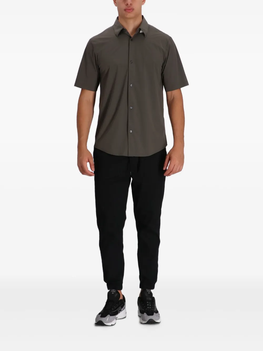 Armani Exchange overhemd met korte mouwen - Groen