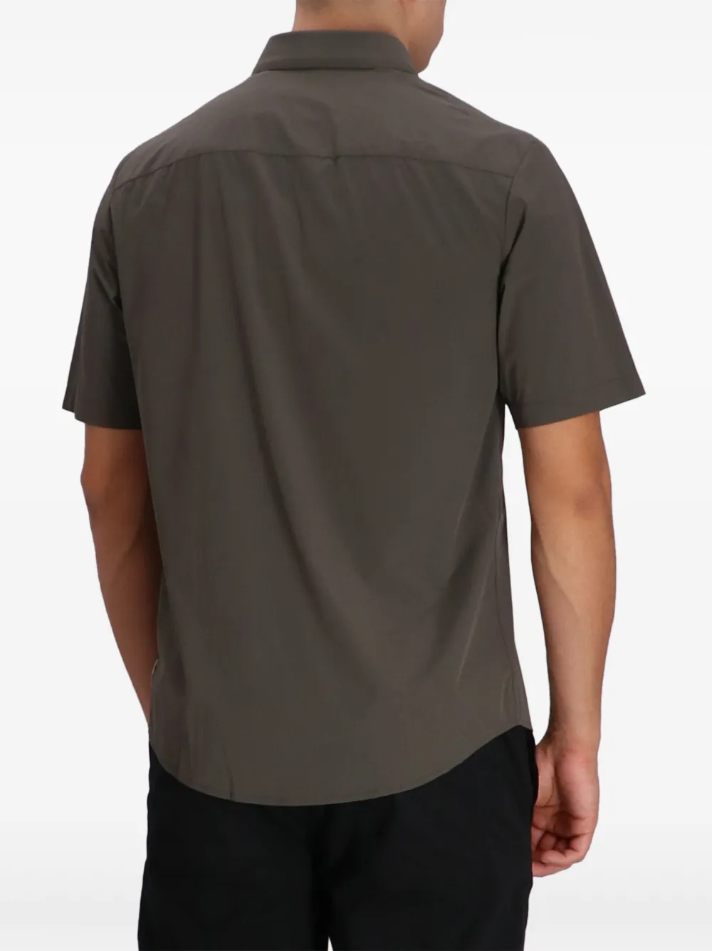 Armani Exchange overhemd met korte mouwen Groen