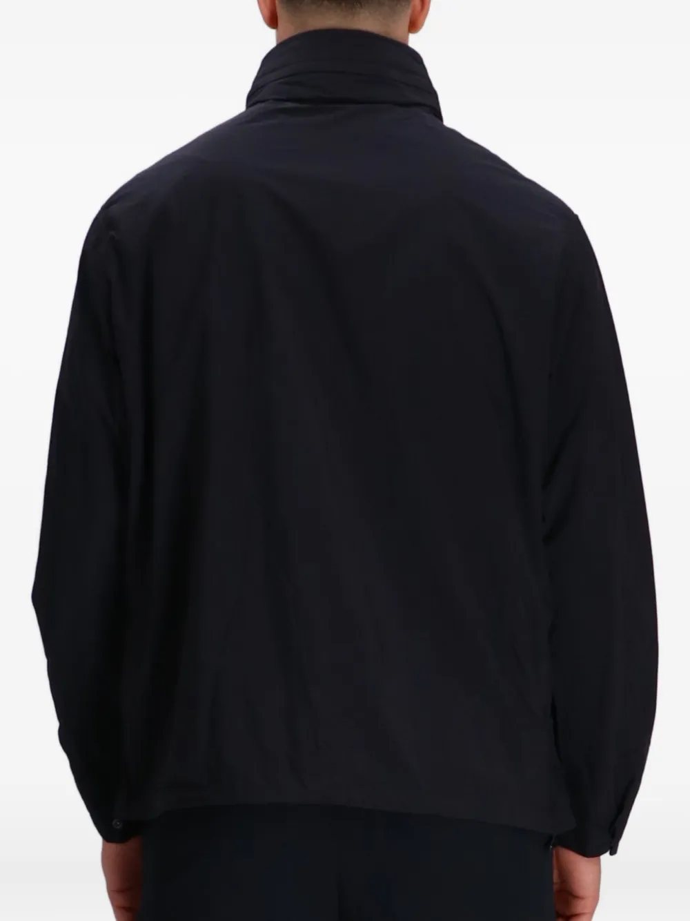 Armani Exchange Jack met logo en rits Zwart