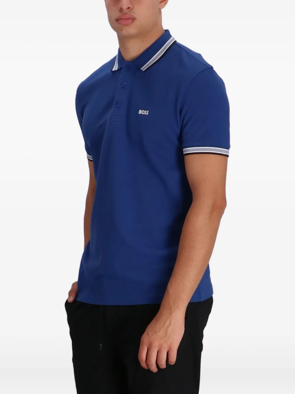 BOSS Paddy poloshirt Blauw