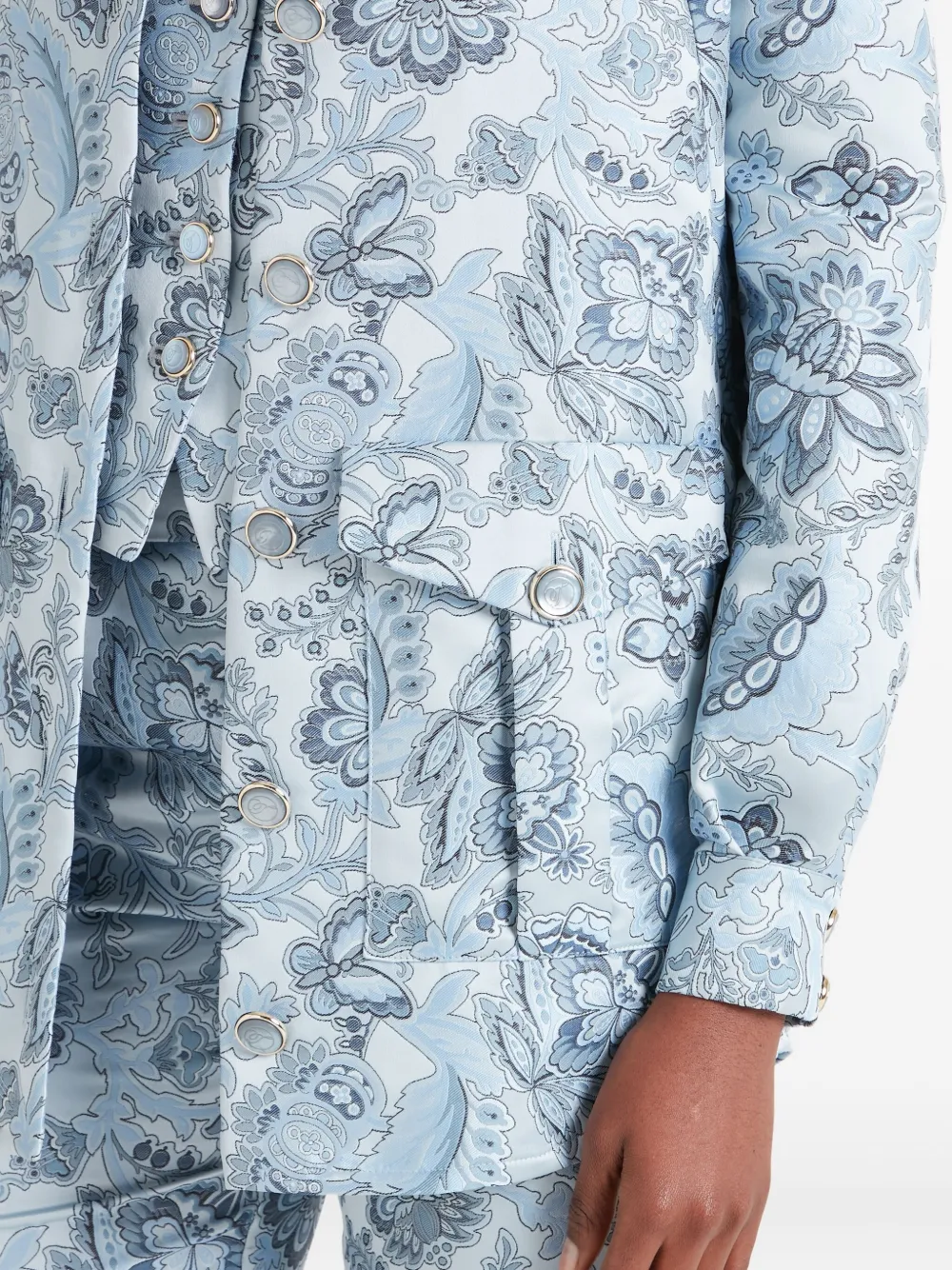 Temperley London Francis Floral-pattern Shirt Jacket In Multi