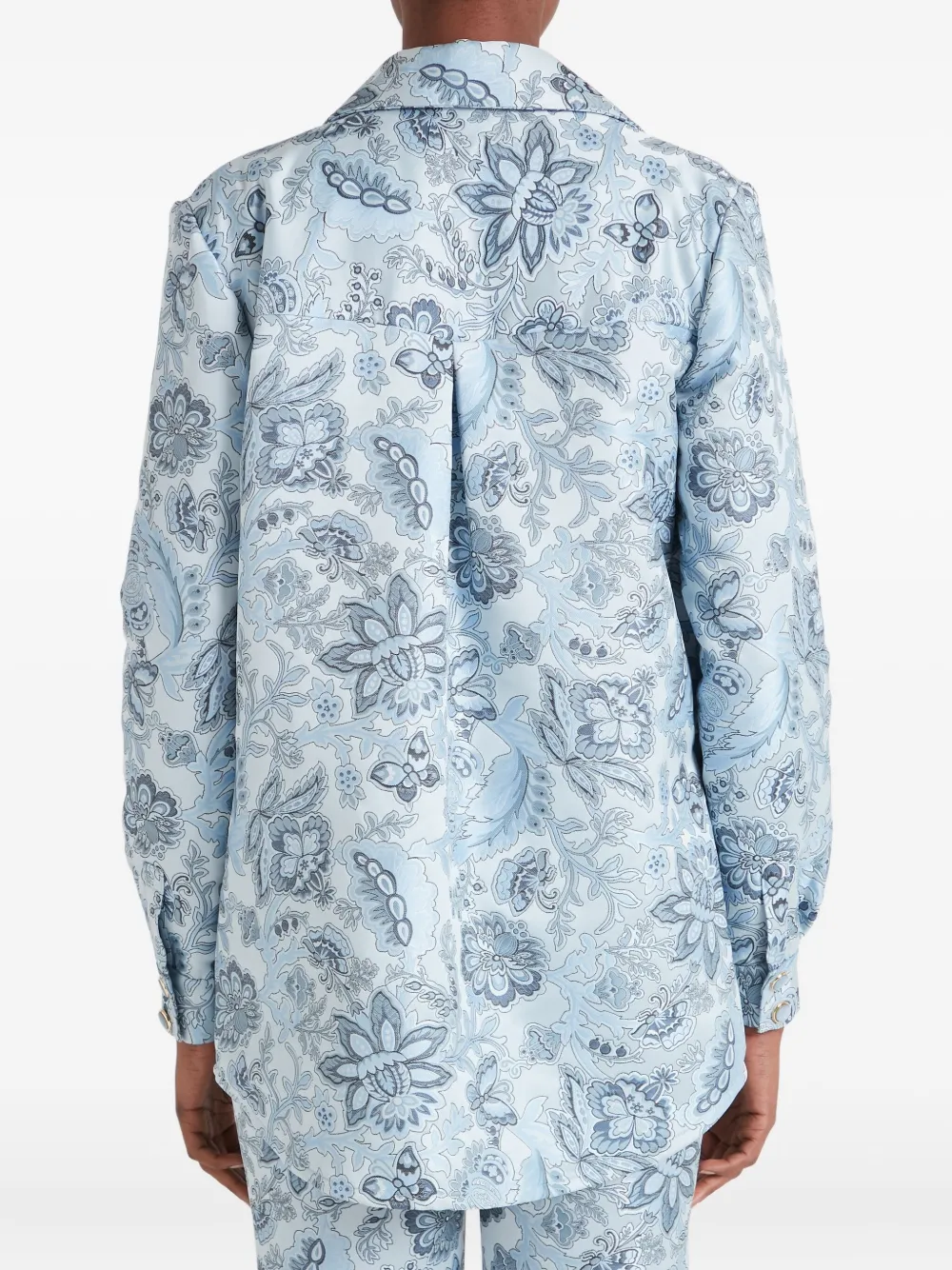 Temperley London Francis Floral-pattern Shirt Jacket In Multi