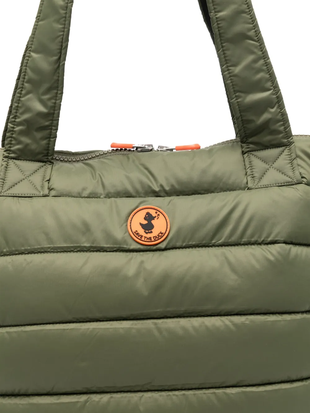 Save The Duck Gewatteerde shopper Groen