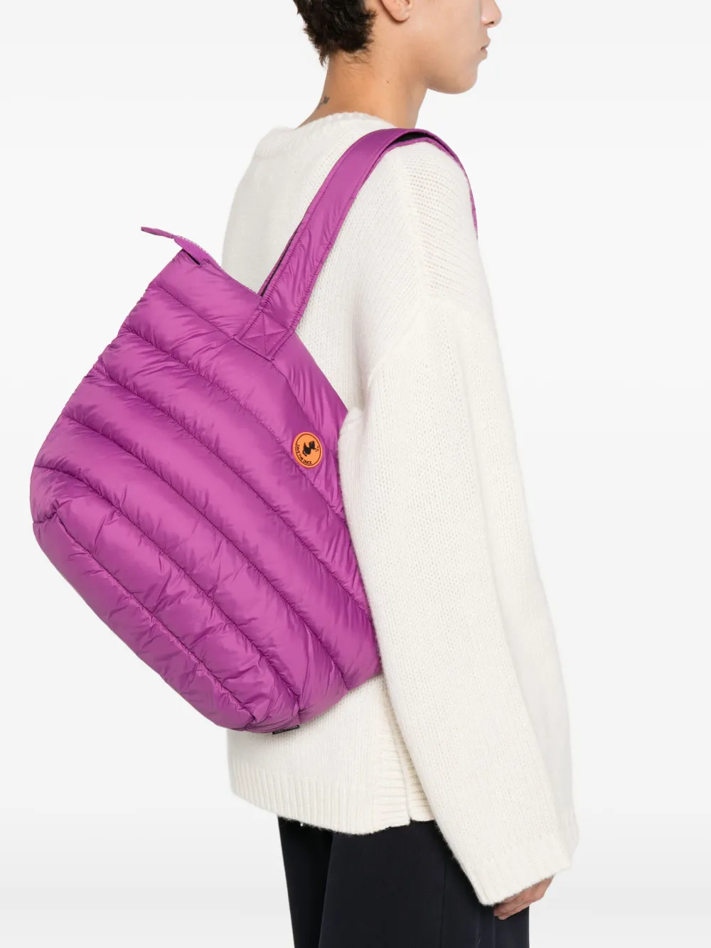 Save The Duck quilted tote bag | Image 2