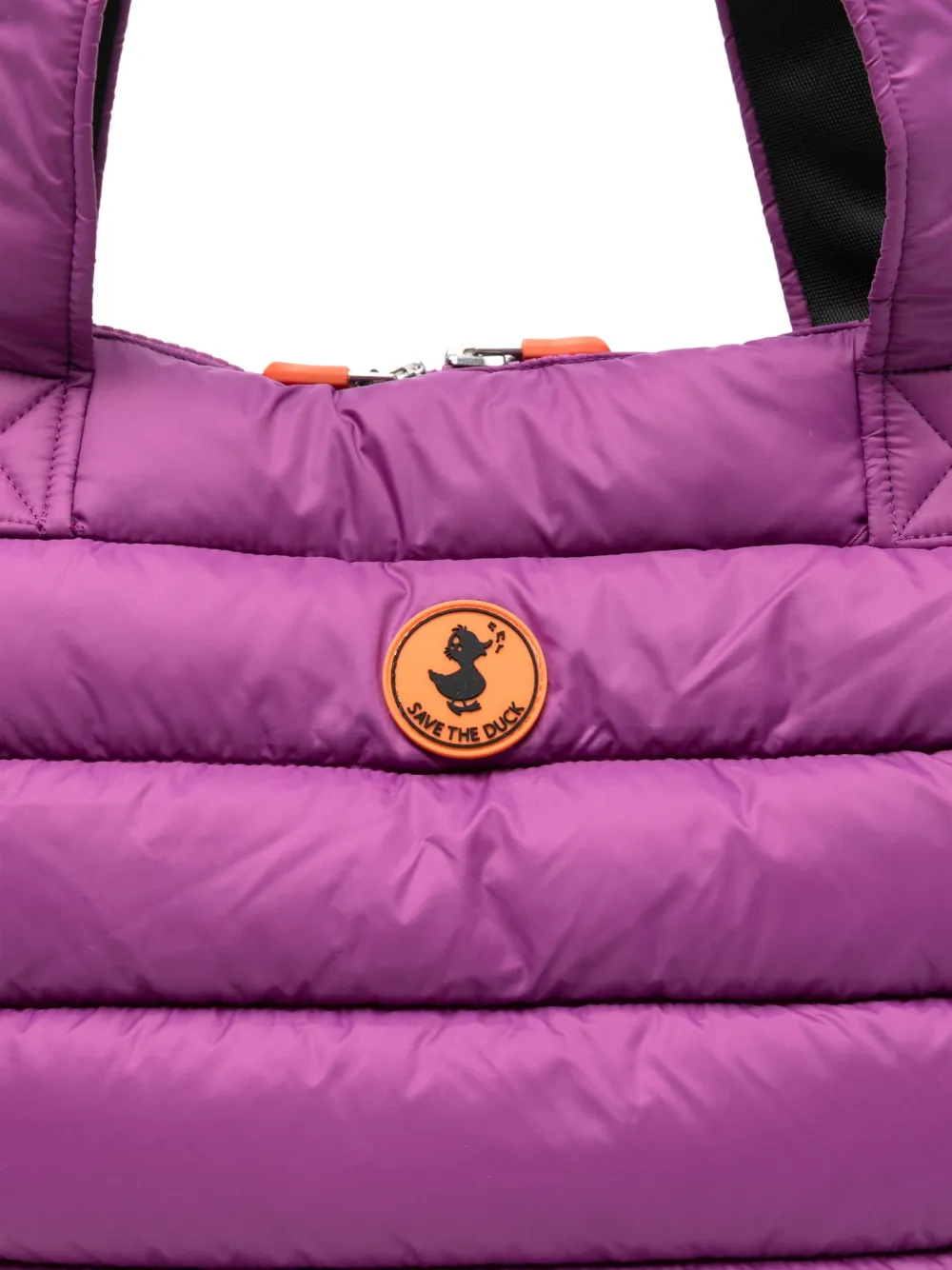 Save The Duck Gewatteerde shopper Paars