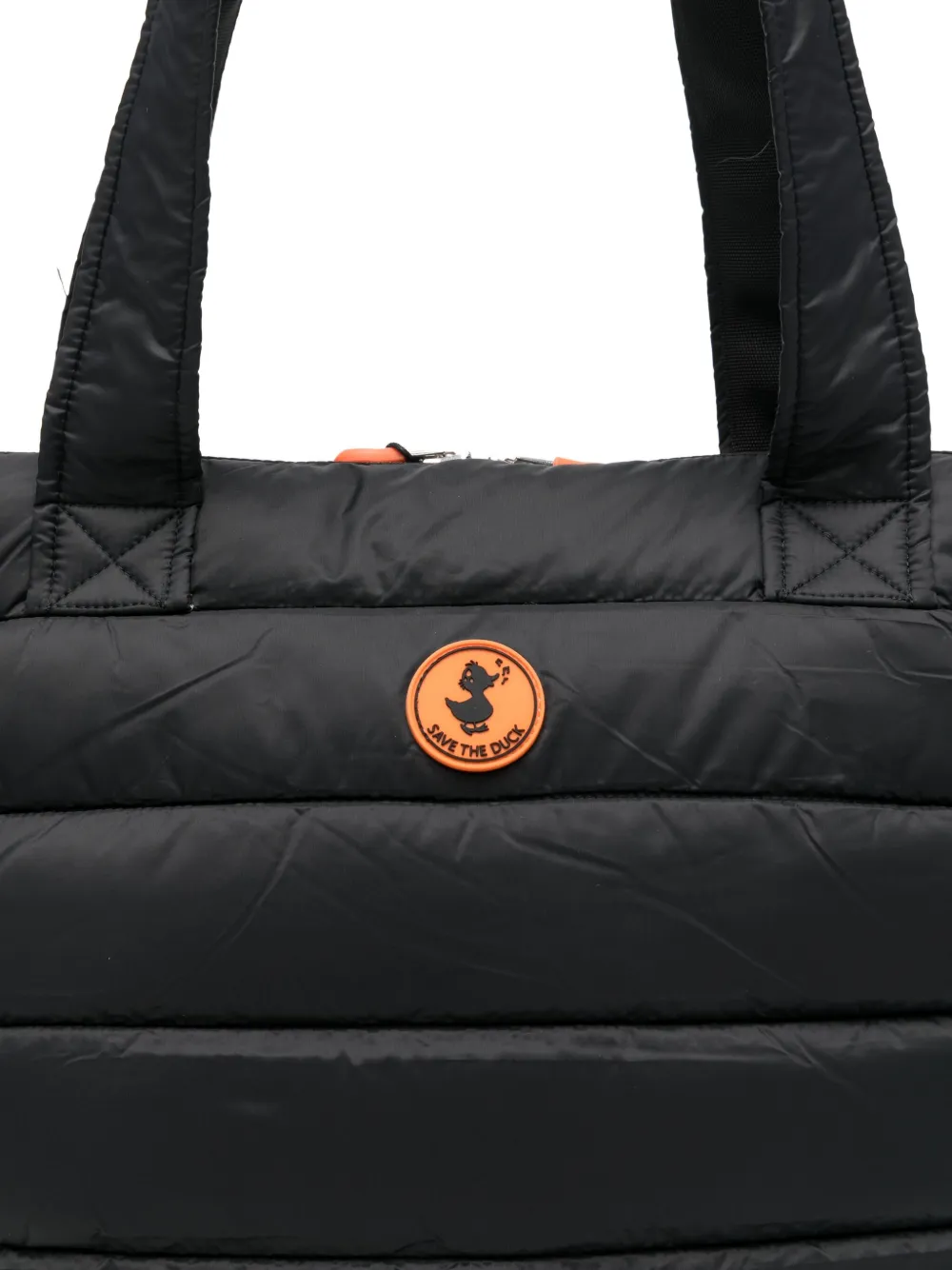 Save The Duck Gewatteerde shopper Zwart