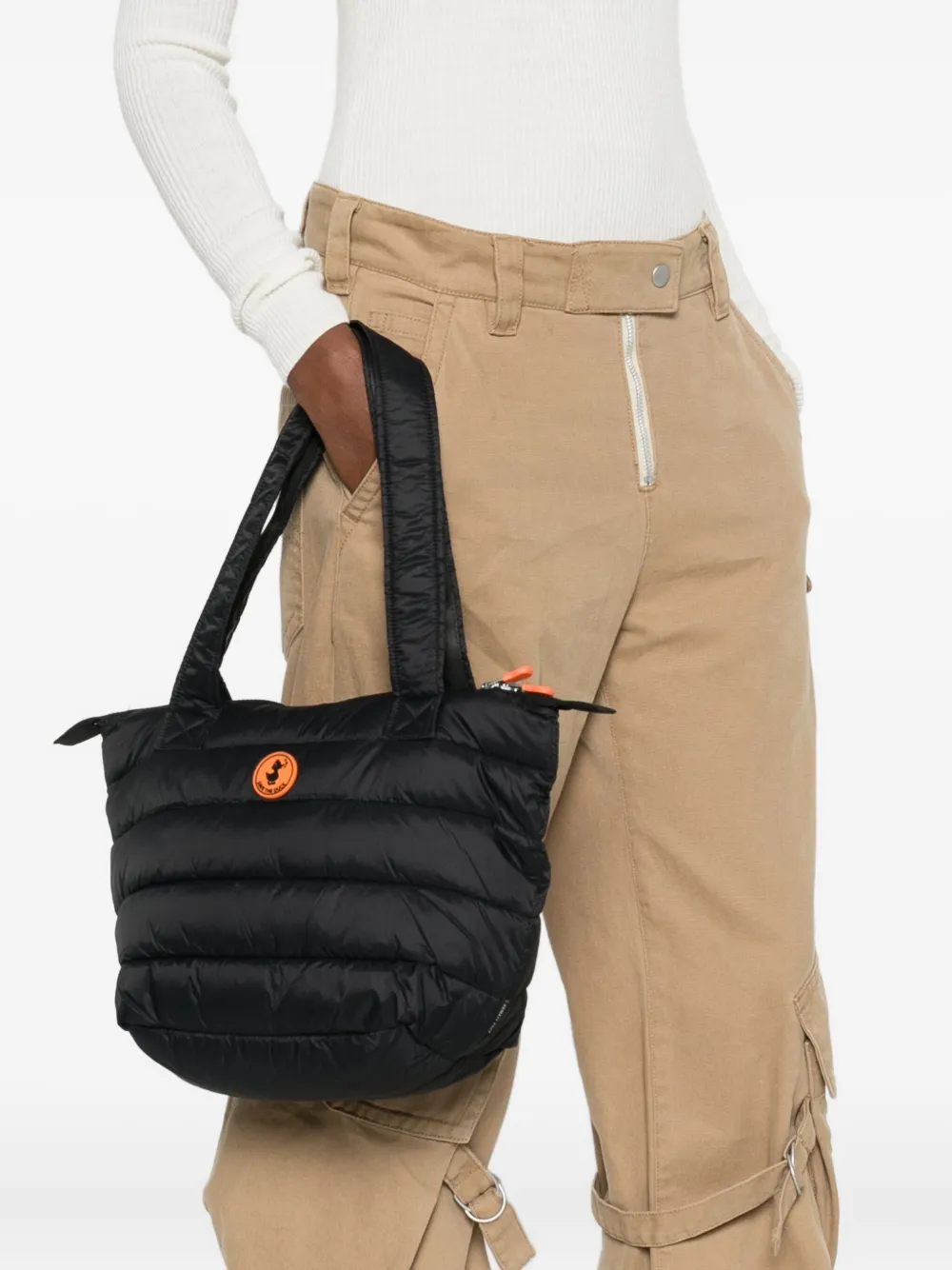 Save The Duck Cary Tote Bag In Black