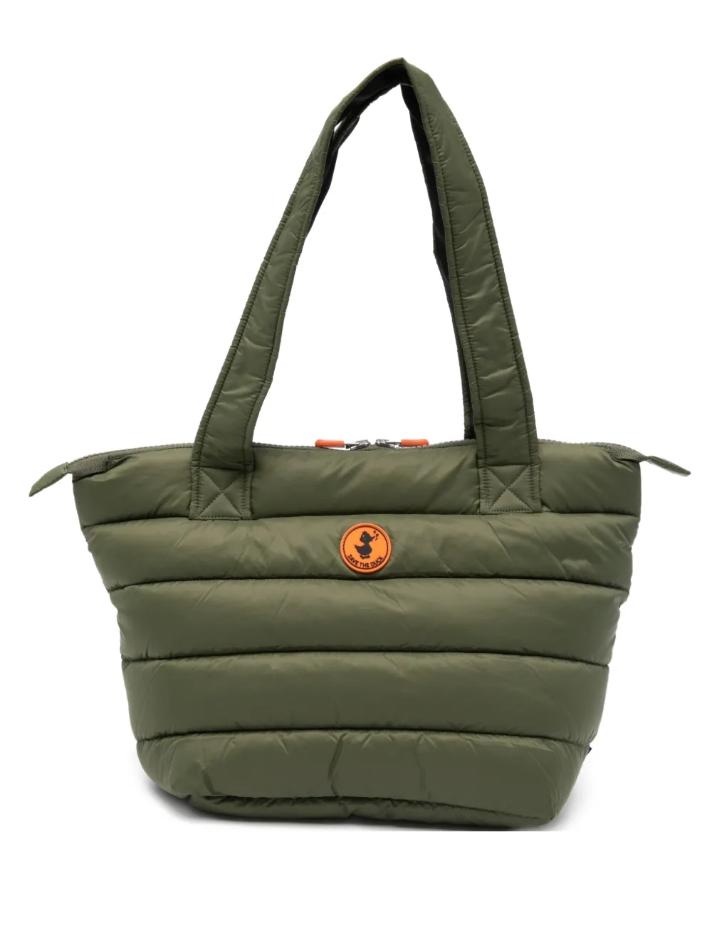 Save The Duck Small Acoltx Quilted Tote Bag In Green
