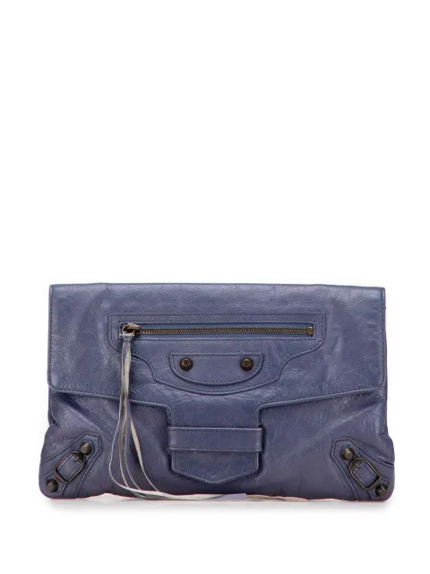 Balenciaga Pre-Owned 2015 Lambskin Motocross Classic City clutch bag