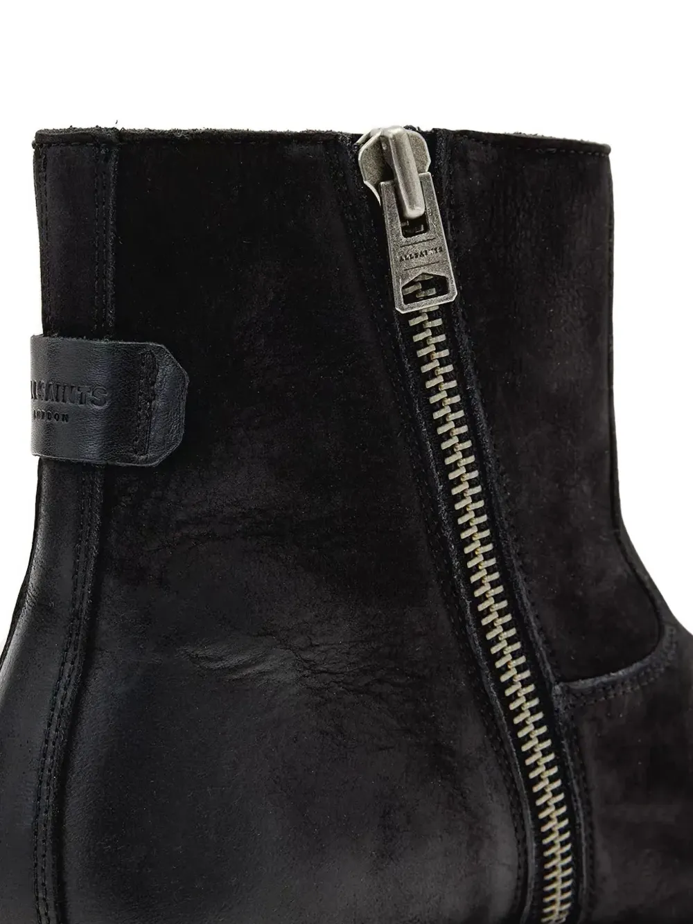 Allsaints Orla Toe-cap Boots In Black