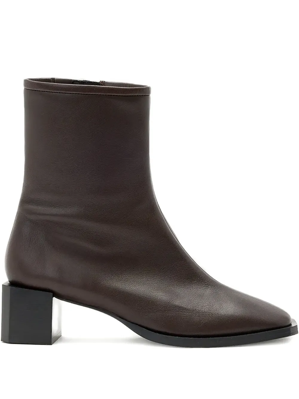 AllSaints 48mm Avril leather ankle boots Bruin