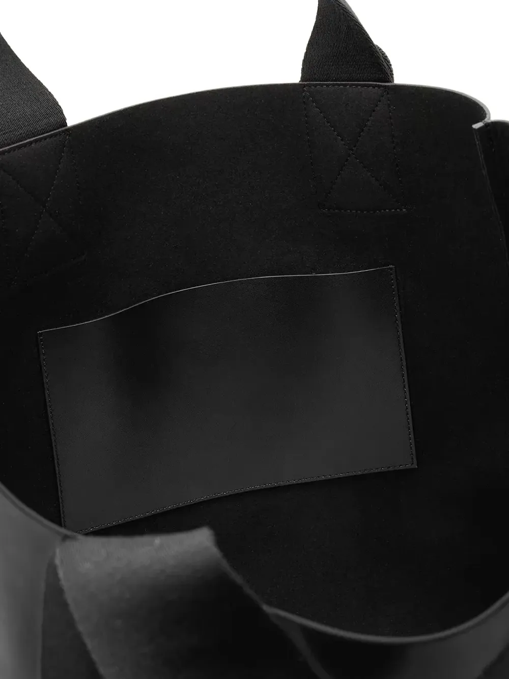 AllSaints Izzy leren shopper met logo-reliëf Zwart