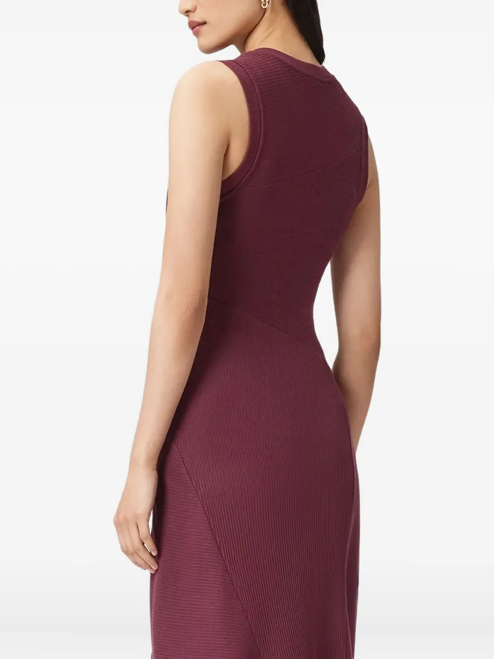 AllSaints Gia mouwloze midi-jurk Rood
