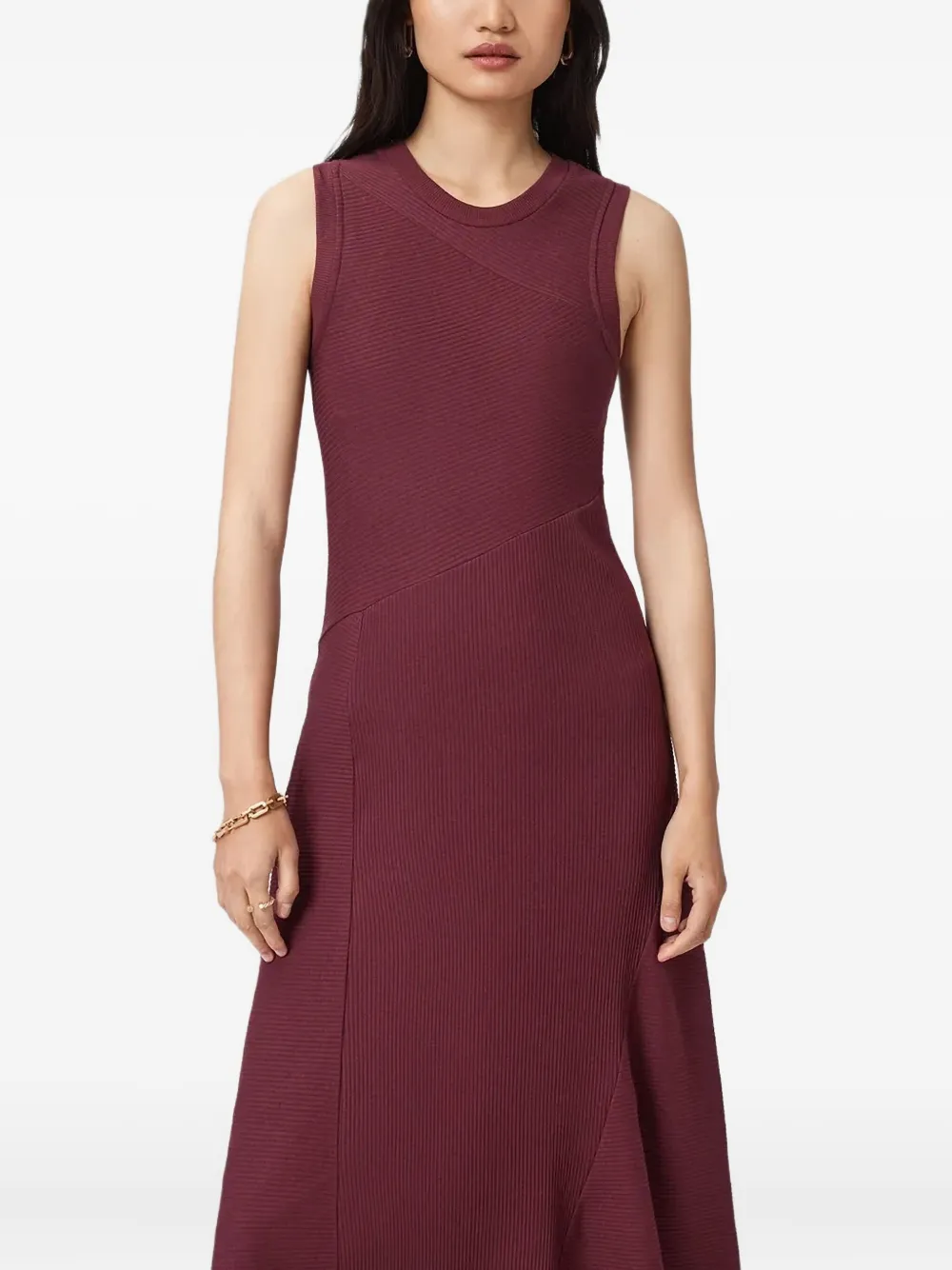 AllSaints Gia sleeveless midi dress - Rosso