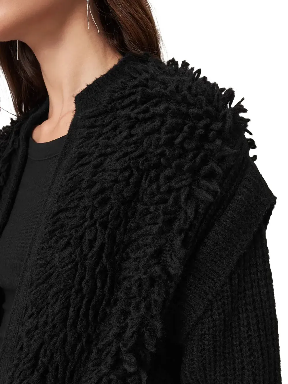AllSaints Elias vest Zwart
