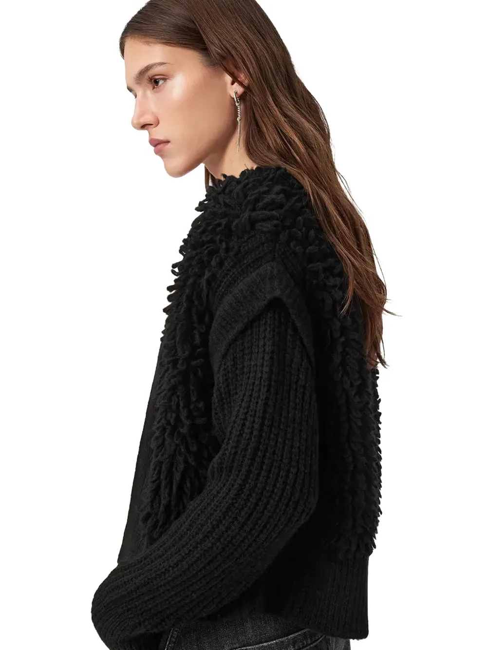 AllSaints Elias vest Zwart