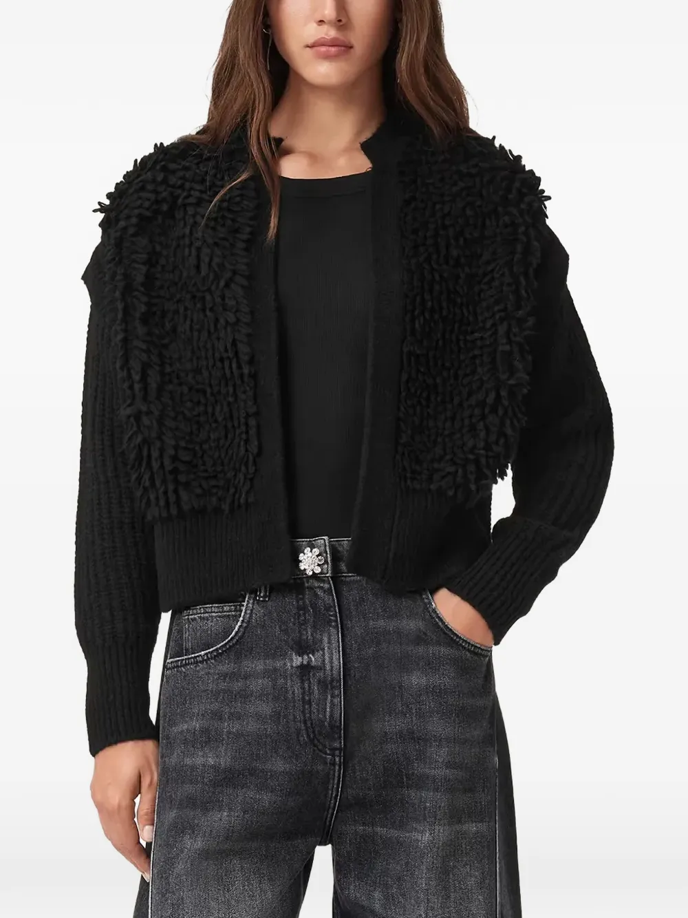 AllSaints Elias cardigan - Schwarz
