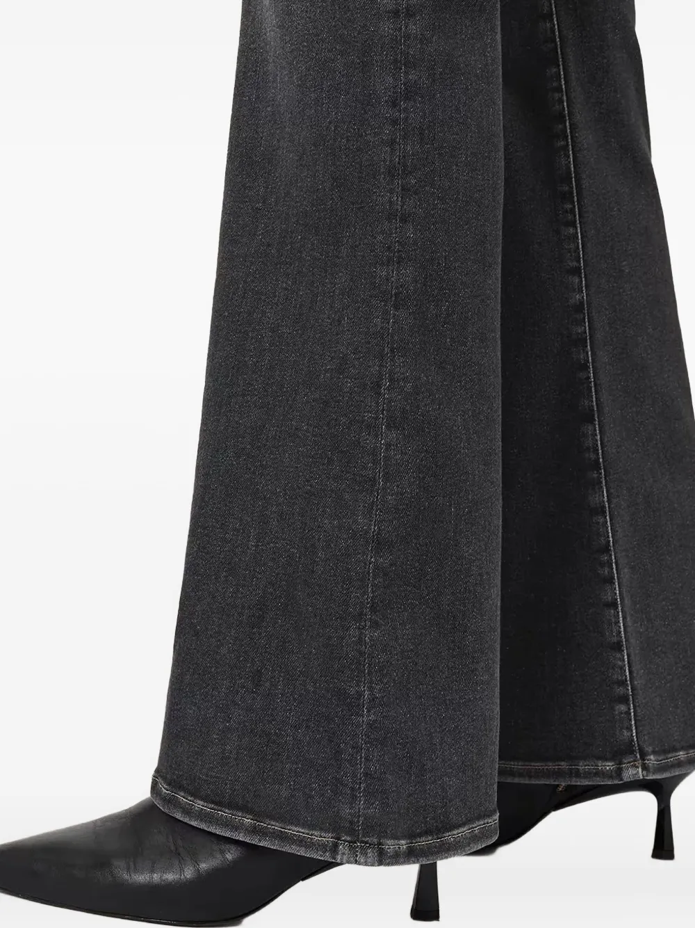 Allsaints Maisie Flared Jeans In Black