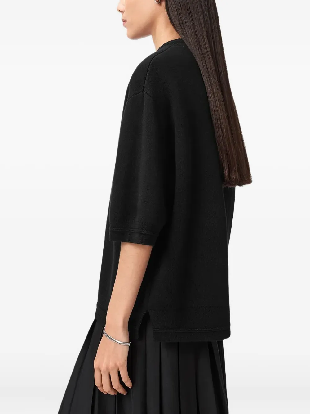 AllSaints Nika T-shirt met korte mouwen Zwart